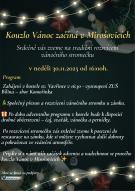 Rozsvícení vánočního stromu a advent v kostele 