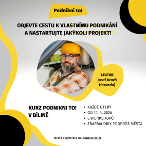 Plakát kurz Podnikni to!