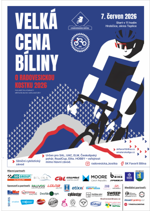 Plakát VELKÁ CENA BÍLINY O RADOVESICKOUO KOSTKU 